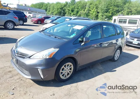 2012 Toyota Prius V Two from USA, damaged, VIN JTDZN3EU0C3138291